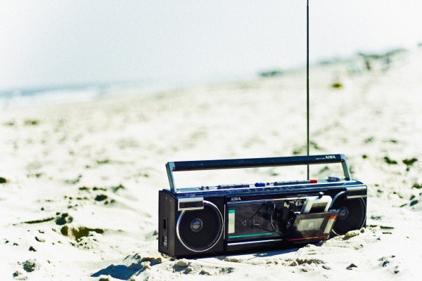 Радиоприемник на природе