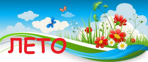 Баннер лето для детского сада