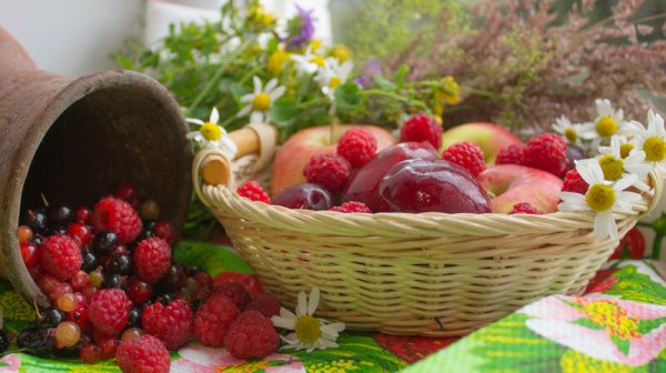 Корзина дары лета