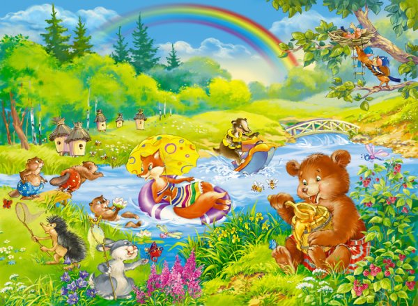 Природа летом для дошкольников