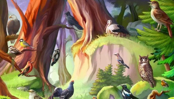 Три маленькие птички