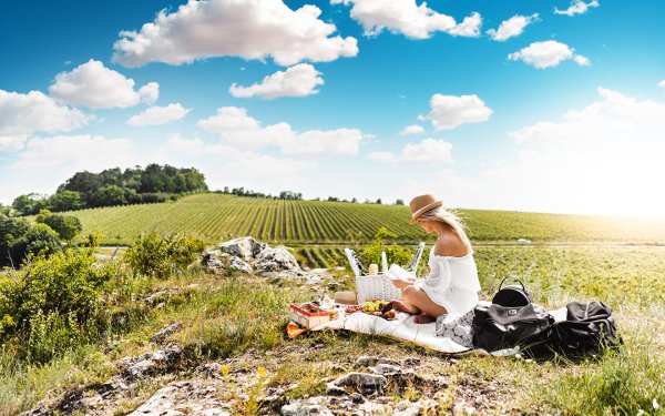 Пикник с семьей на природе