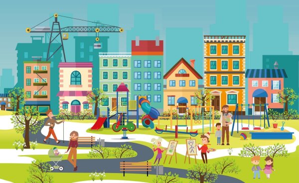 Дети в городе