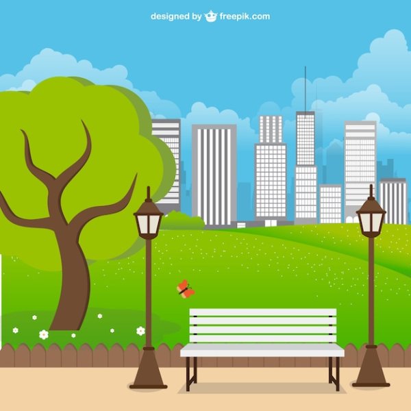 Рисунок парка