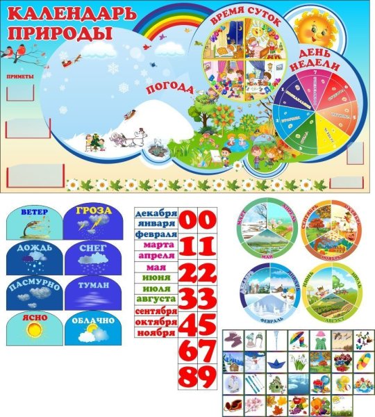 Осенние месяцы для детей