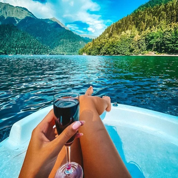 Я отдыхаю на море