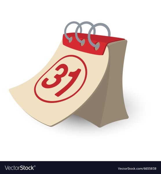 Календарный лист без фона