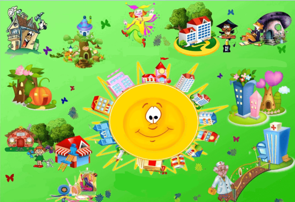 Карта путешествий для лагеря