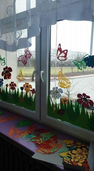 Украшение окон к лету
