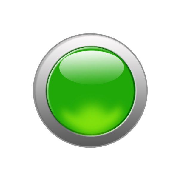 Канцелярская кнопка на прозрачном фоне