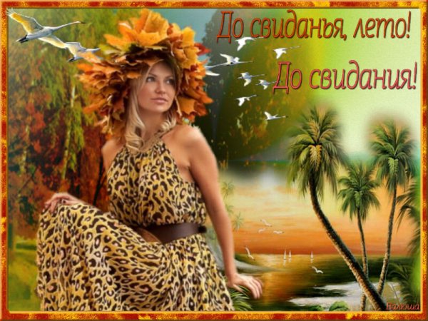 До свидания лето