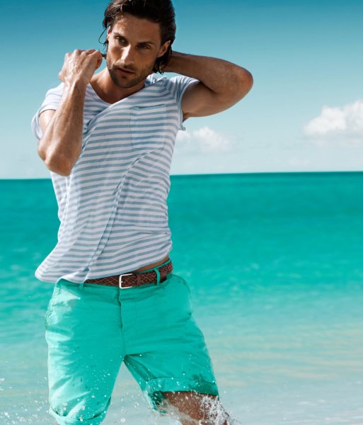 Мужской пляжный образ
