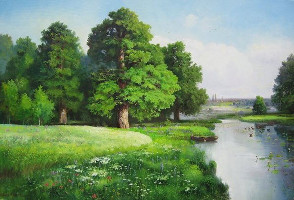 Живописные пейзажи художник Александр Коваль