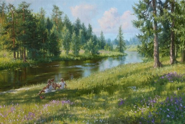 Жданов Владимир Юрьевич лето художник