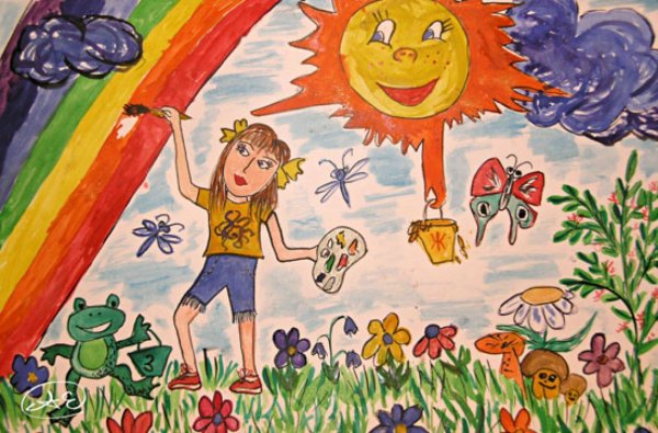 Лето надпись