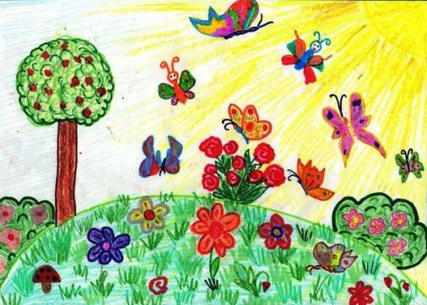 Летние каникулы рисунок