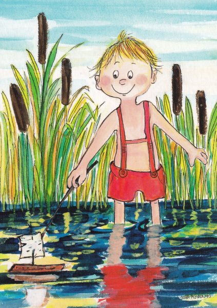 Детский рисунок лето