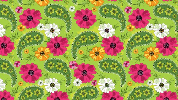 Цветочный принт