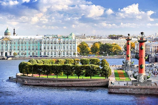Дворцовая набережная рассвет