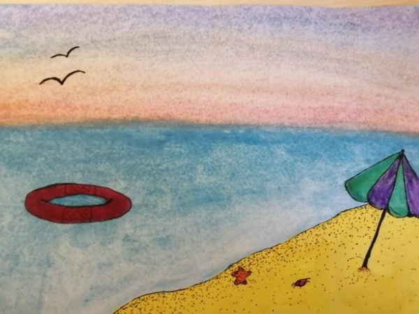 Рисование летние впечатления