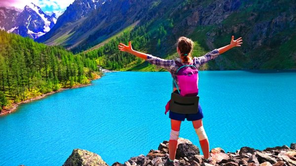 Туристы в Алтайском крае