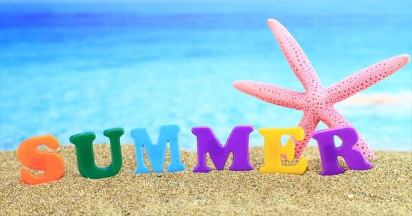 Лето надпись