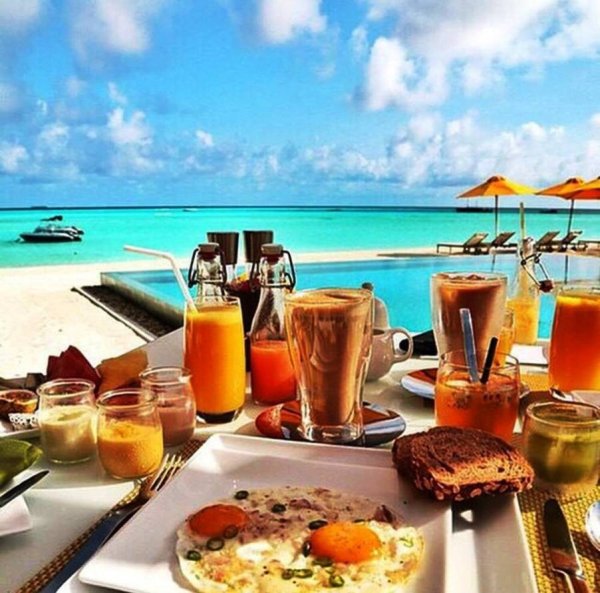 Пикник на пляже эстетики