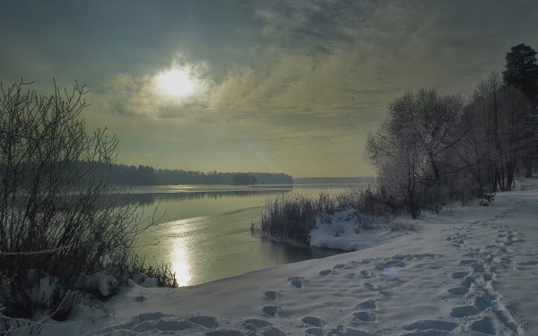 Река Ветлуга зима