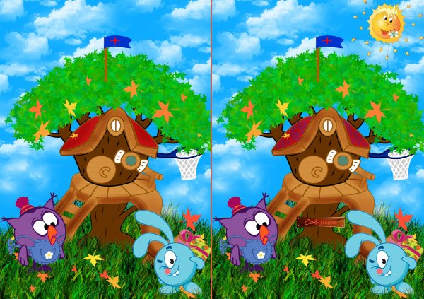 Красивые мультяшные бабочки