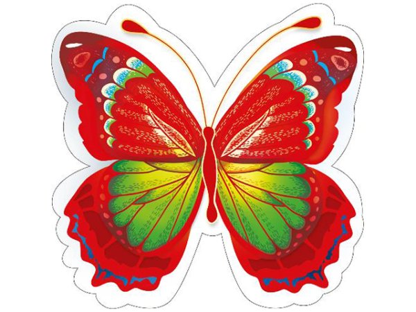 Украшение на скотче "бабочка"