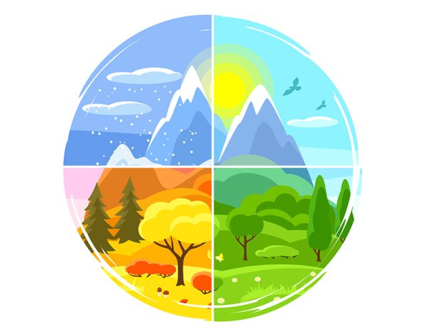 Логотип Весна лето осень зима