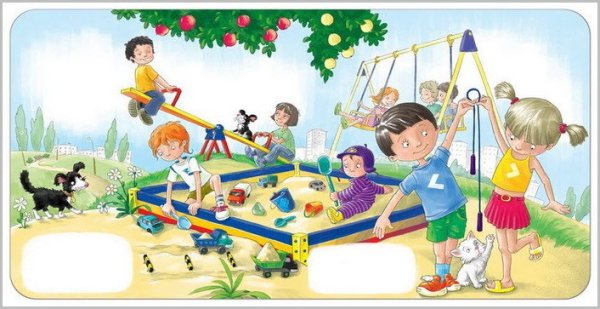 Лето дети на улице