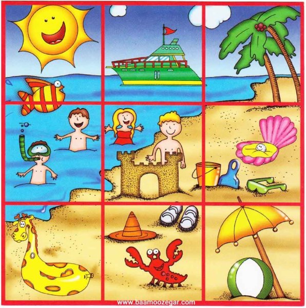 Пазл лето для детей