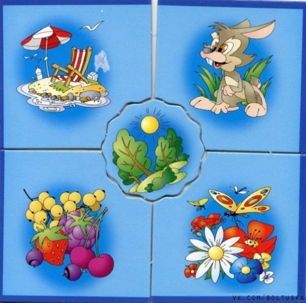 Пазлы по временам года для детей