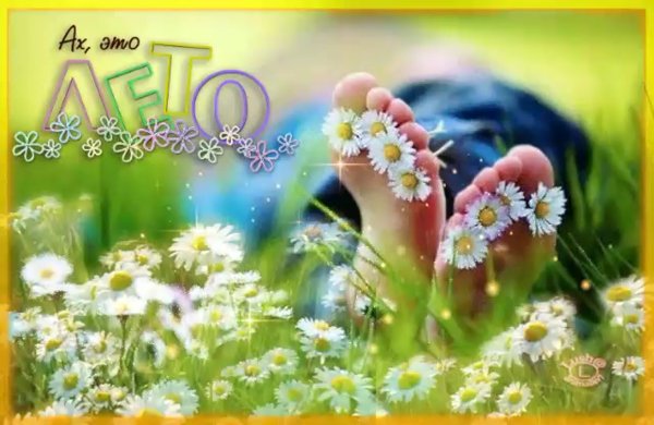 Красивые гифки девушки и лето