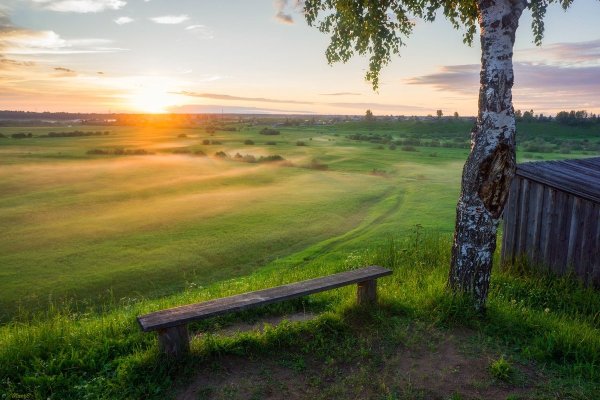 Рассвет в деревне