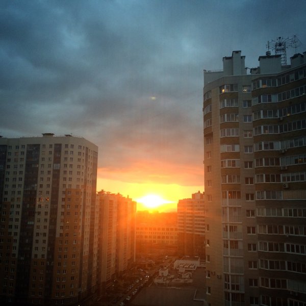 Солнце во дворе