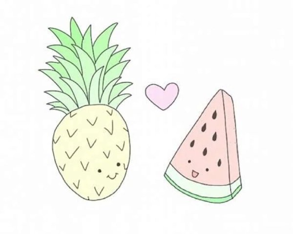 Рисунки для срисовки еда легкие