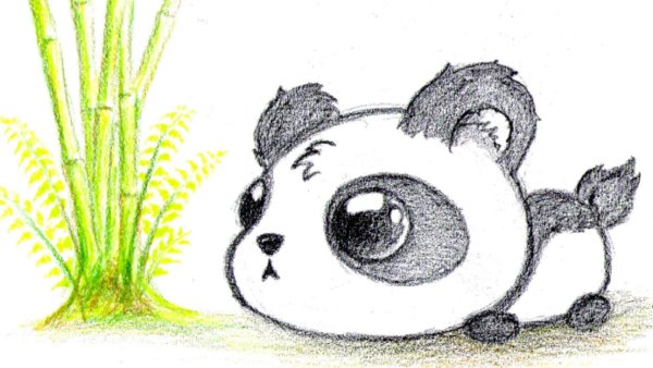 Рисунки для срисовки лёгкие и красивые милые животные