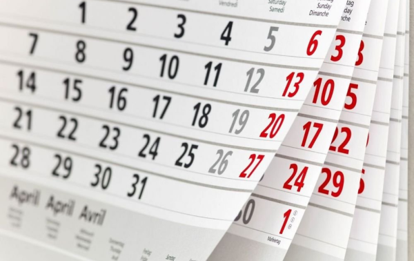 Листок календаря