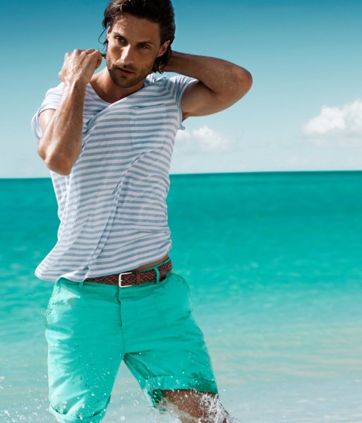 Мужской пляжный образ