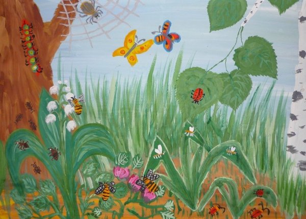 Рисунок лето для детей