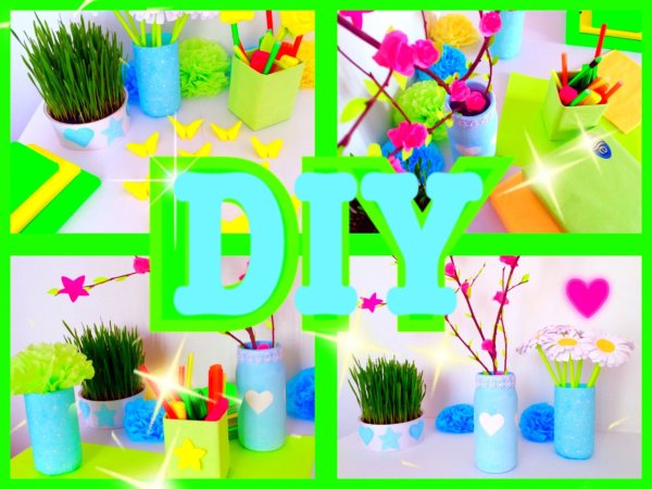 Весенний декор комнаты DIY