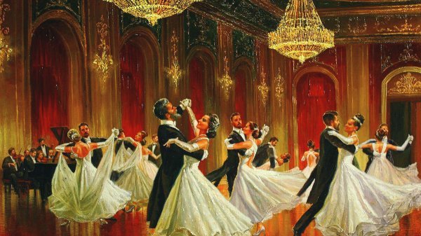 Австрия Венский вальс живопись
