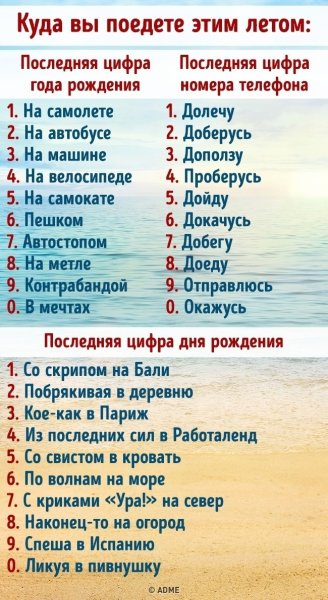 Куда можно поехать отдыхать