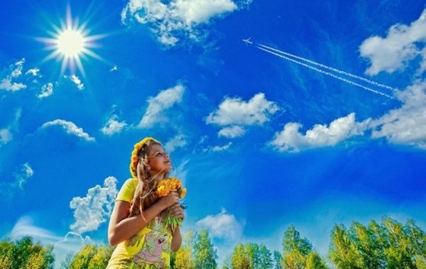 Небо счастье радость