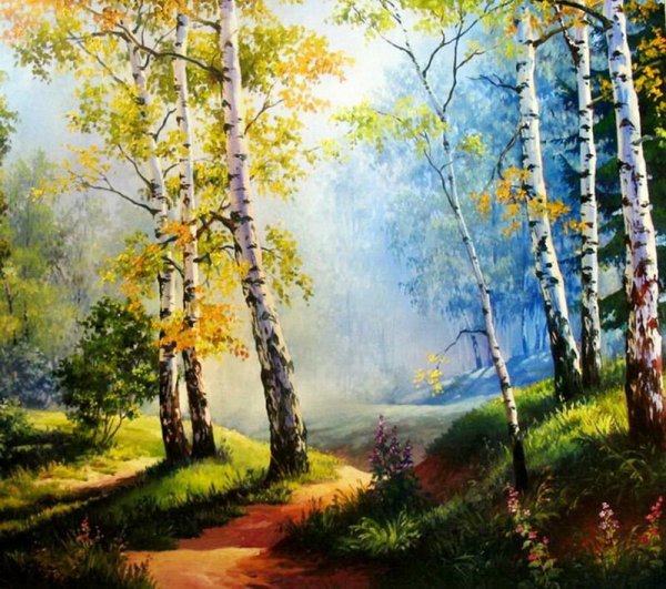 Картины Марии Гордеевой пейзаж