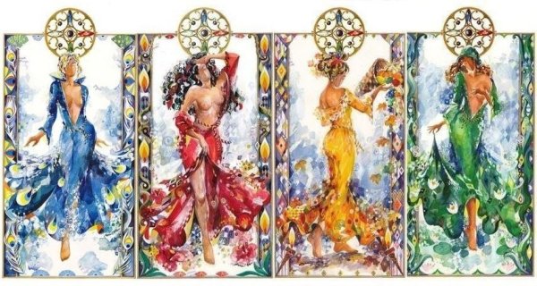 Девушки времена года