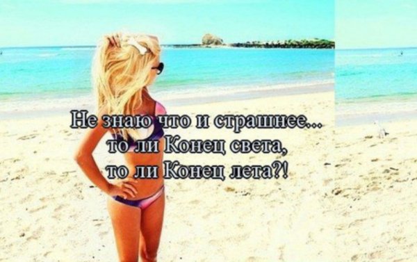 Смешные цитаты про лето