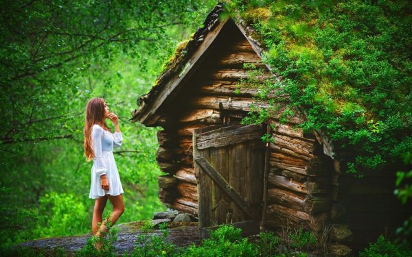 Фотосессия в деревенском доме